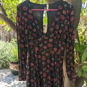 Free People Long Sleeve Mini Dress
